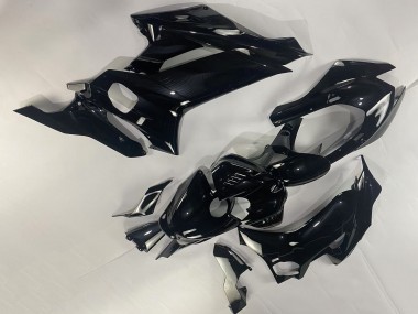 Yamaha YZF 600 R6 Motorrad Verkleidung 2017-2023 - Glanzendes Schwarz