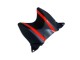 Honda CBR250RR Motorrad Verkleidung 2011-2015 - Matt Schwarz Rot Streifen