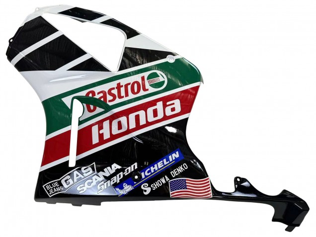 Honda VTR1000 Motorrad Verkleidung 2000-2006 - Weiss Rot Grun Glanzendes Schwarz Castrol