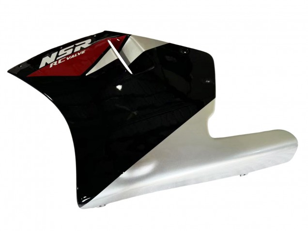 Honda NSR250R Motorrad Verkleidung 1988-1989 - Silber Rot Glanzendes Schwarz