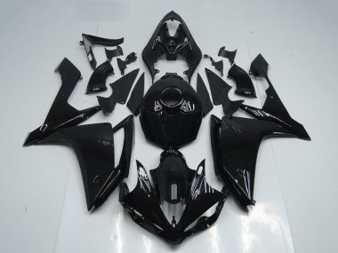 Glänzendes Schwarz 2007-2008 Yamaha YZF R1 Motorrad Verkleidung