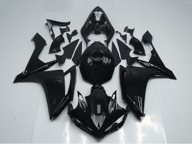 Glänzendes Schwarz 2007-2008 Yamaha YZF R1 Motorrad Verkleidung
