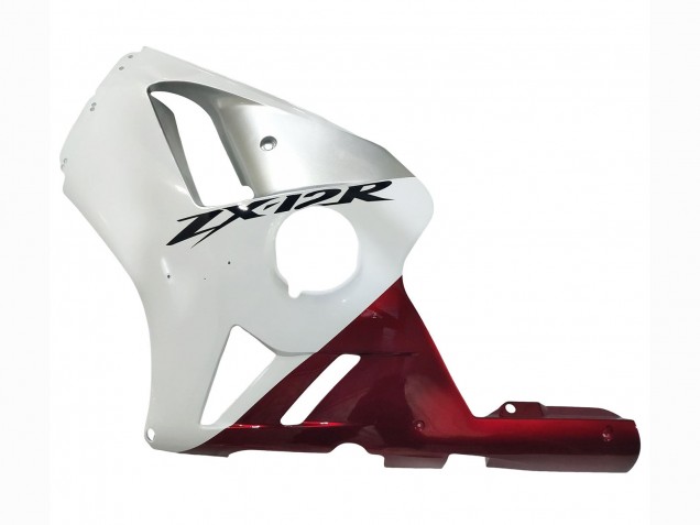 Kawasaki ZX12R Motorrad Verkleidung 2002-2006 - Weiss Rot Schwarz