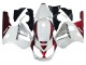 Kawasaki ZX12R Motorrad Verkleidung 2002-2006 - Weiss Rot Schwarz