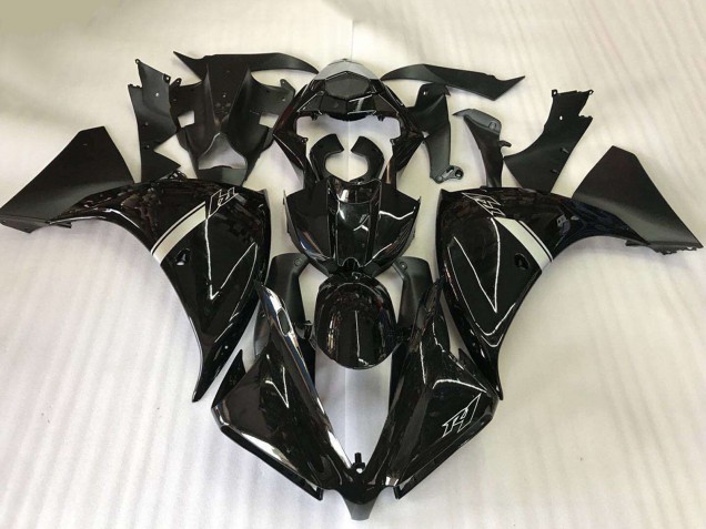 Glänzendes Schwarz 2009-2011 Yamaha YZF R1 Motorrad Verkleidung
