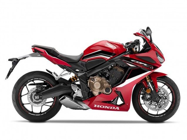 Honda CBR650R Motorrad Verkleidung 2019-2020 - Rot Weiss Matt Schwarz