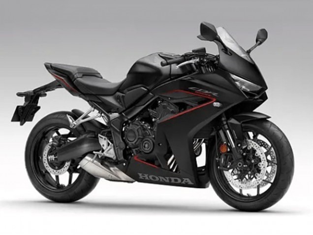 Matt Schwarz 2024-2026 Honda CBR650R Motorrad Verkleidung