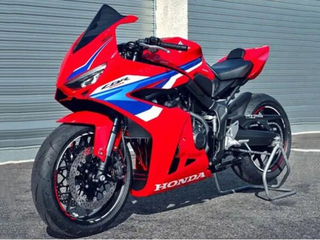 Rot Weiß Blau 2024-2026 Honda CBR650R Motorrad Verkleidung