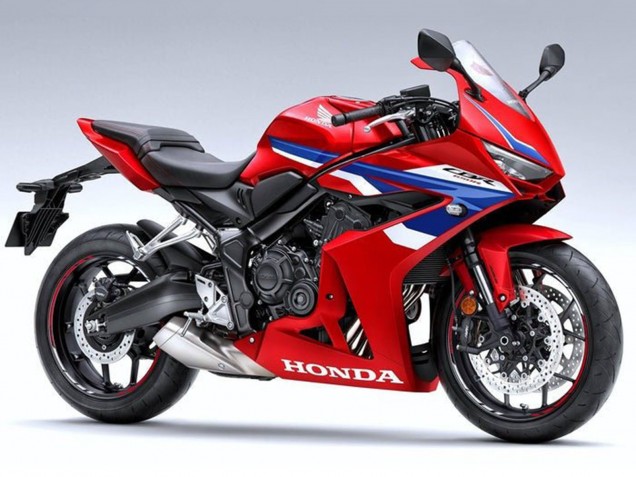 Rot Weiß Blau 2024-2026 Honda CBR650R Motorrad Verkleidung