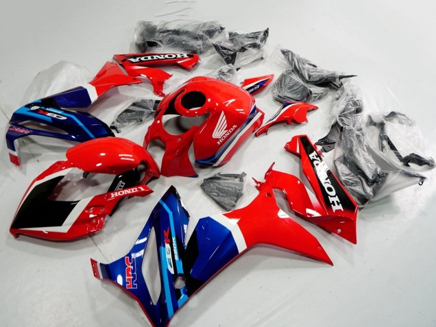 Honda CBR650R Motorrad Verkleidung 2021-2023 - Rot Blau HRC