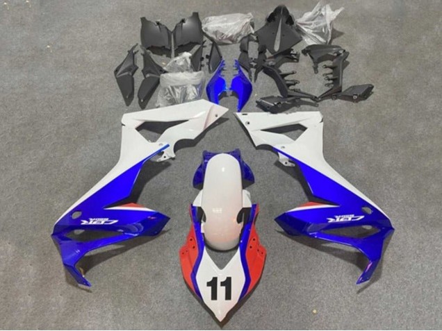 Honda CBR650R Motorrad Verkleidung 2021-2023 - Weiss Blau Rot 11