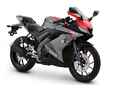 Yamaha YZF R15 Motorrad Verkleidung 2018-2024 - Matt Grau Rot