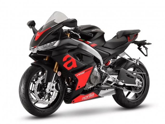 Aprilia RS660 Motorrad Verkleidung 2020-2024 - Matt Schwarz Rot