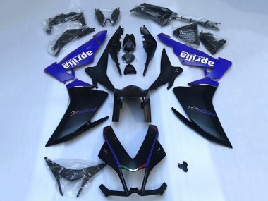 Aprilia RSV4 1000 Motorrad Verkleidung 2009-2015 - Matt Schwarz Blau