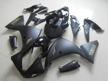 Glänzendes Schwarz Matt Schwarz Gold Aufkleber 2009-2011 Yamaha YZF R1 Motorrad Verkleidung