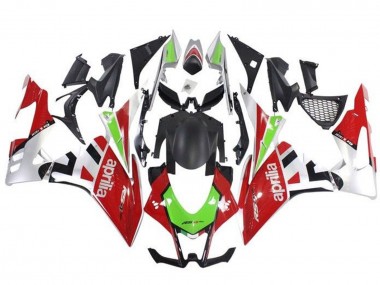 Aprilia RSV4 1000 Motorrad Verkleidung 2016-2020 - Rot Grun Silber Schwarz