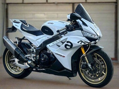 Aprilia RSV4 1100 Motorrad Verkleidung 2021-2024 - Weiss Schwarz