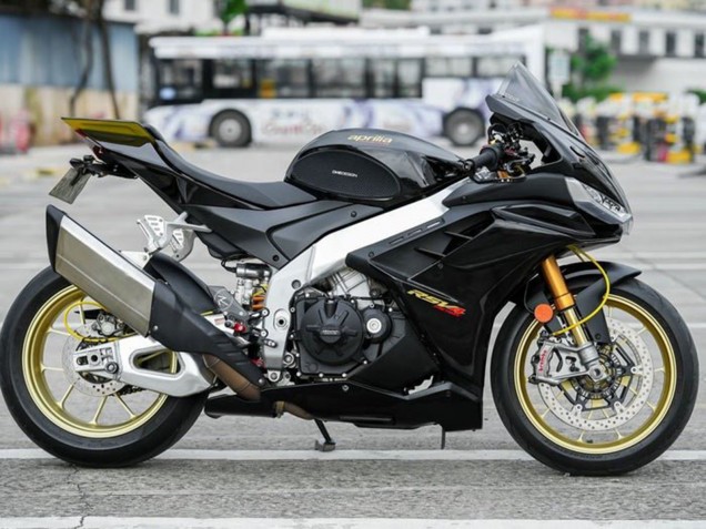 Aprilia RSV4 1100 Motorrad Verkleidung 2021-2024 - Schwarz