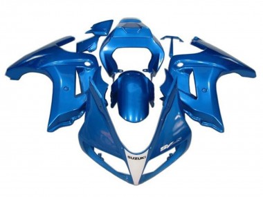 Suzuki SV650 Motorrad Verkleidung 2003-2013 - Blau Weiss