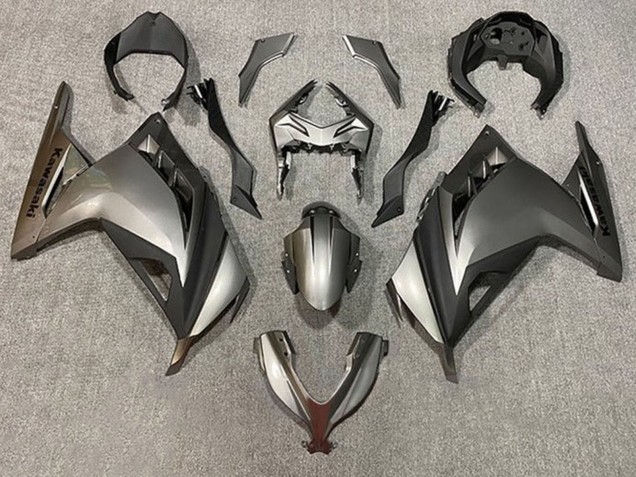 Kawasaki EX300 Motorrad Verkleidung 2013-2024 - Silber Matt Schwarz