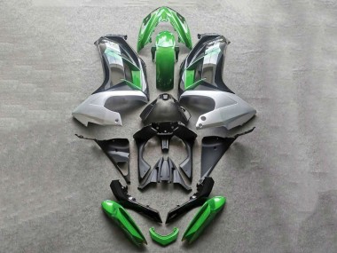 Kawasaki Ninja 650 EX650 Motorrad Verkleidung 2012-2016 - Grun Grau Schwarz