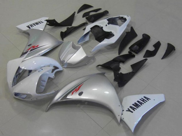 Weiß Silber 2012-2014 Yamaha YZF R1 Motorrad Verkleidung