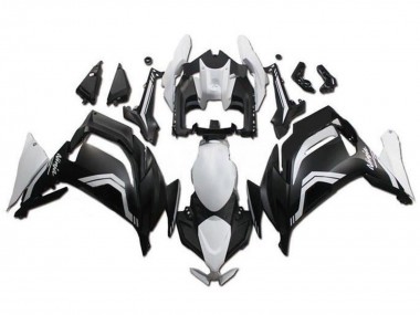 Weiss Matt Schwarz 2020-2025 Kawasaki Ninja 650 EX650 Motorrad Verkleidung