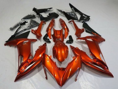 Orange 2020-2025 Kawasaki Ninja 650 EX650 Motorrad Verkleidung