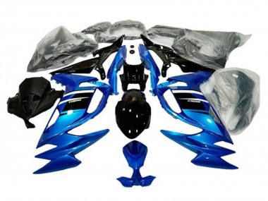Blau Weiss Schwarz 2020-2025 Kawasaki Ninja 650 EX650 Motorrad Verkleidung