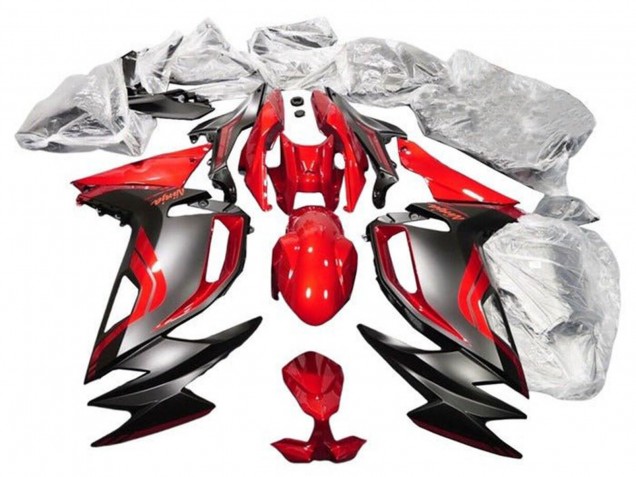 Rot Matt Schwarz 2020-2025 Kawasaki Ninja 650 EX650 Motorrad Verkleidung