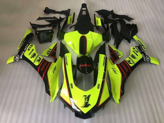 Gelb Rot Schwarz Motul YSP 2015-2019 Yamaha YZF R1 Motorrad Verkleidung