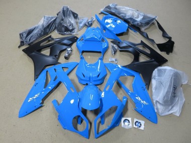 BMW S1000RR Motorrad Verkleidung 2009-2014 - Blau Matt Schwarz