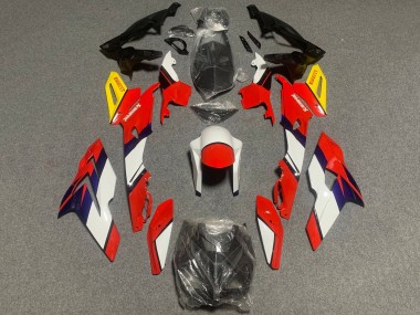 BMW S1000RR Motorrad Verkleidung 2015-2016 - Weiss Rot Blau Gelb