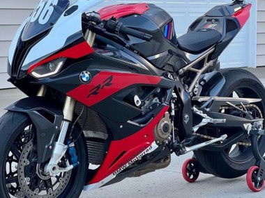 BMW S1000RR Motorrad Verkleidung 2019-2022 - Rot Schwarz Weiss