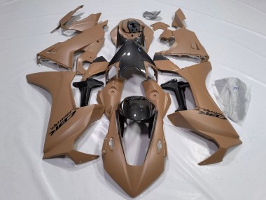 Honda CBR1000RR Motorrad Verkleidung 2017-2023 - Braun Schwarz Kunst Carbonfaser
