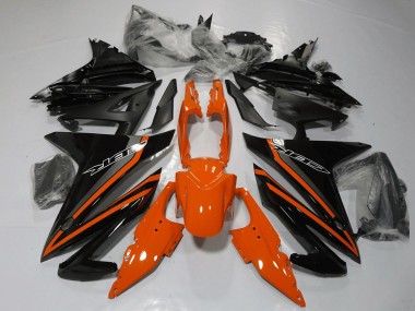 Orange Grau Glanzendes Schwarz 2016-2018 Honda CBR500R Motorrad Verkleidung