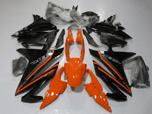 Orange Grau Glanzendes Schwarz 2016-2018 Honda CBR500R Motorrad Verkleidung