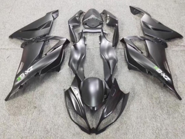 Kawasaki ZX6R Motorrad Verkleidung 2013-2018 - Matt Grau