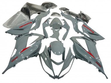 Kawasaki ZX6R Motorrad Verkleidung 2013-2018 - Nardo Grau Rot