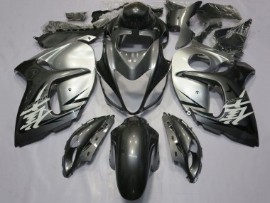 Suzuki GSXR 1300 Hayabusa Motorrad Verkleidung 2008-2020 - Silber Grau