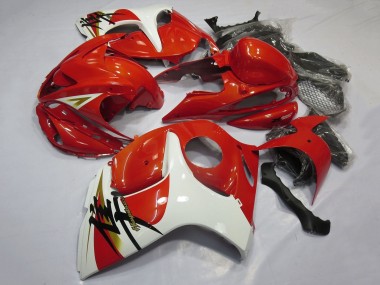 Suzuki GSXR 1300 Hayabusa Motorrad Verkleidung 2008-2020 - Rot Weiss Schwarz Aufkleber