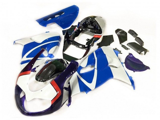 Suzuki TL1000R Motorrad Verkleidung 1998-2003 - Weiss Blau Schwarz Rot