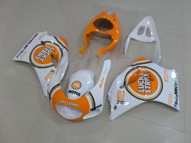 Suzuki RGV250 VJ22 Motorrad Verkleidung 1991-1996 - Weiss Orange Lucky Strike Motul