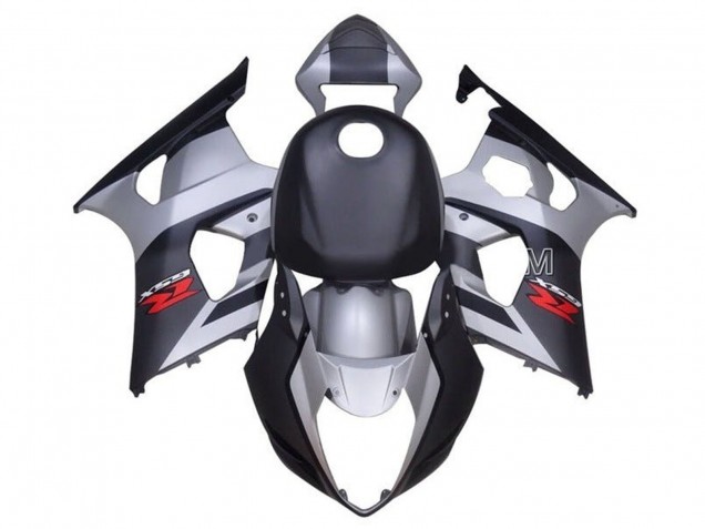 Suzuki GSXR 1000 Motorrad Verkleidung 2003-2004 - Silber Grau Schwarz Rot
