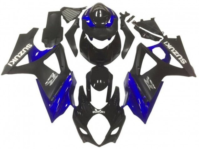 Suzuki GSXR 1000 Motorrad Verkleidung 2005-2006 - Schwarz Blau