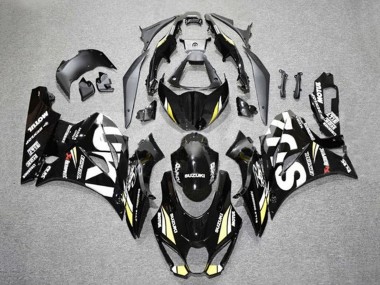 Suzuki GSXR1000 Motorrad Verkleidung 2017-2024 - Schwarz Weiss Gelb