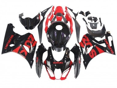 Suzuki GSXR1000 Motorrad Verkleidung 2017-2024 - Schwarz Rot
