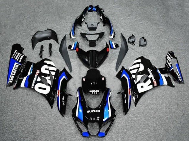 Schwarz Blau Weiß 2017-2025 Suzuki GSXR1000 Motorrad Verkleidung