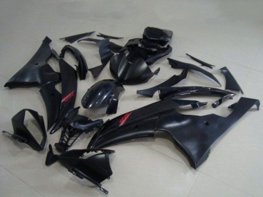 Glänzendes Schwarz Matt Schwarz 2008-2016 Yamaha YZF R6 Motorrad Verkleidung