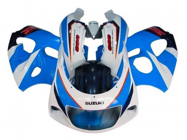 Suzuki GSXR 600 / GSXR 750 Motorrad Verkleidung 1996-2000 - Blau Weiss Rot